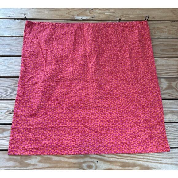 Tory Burch Drawstring Duster Bag One Size Pink - Picture 2 of 5